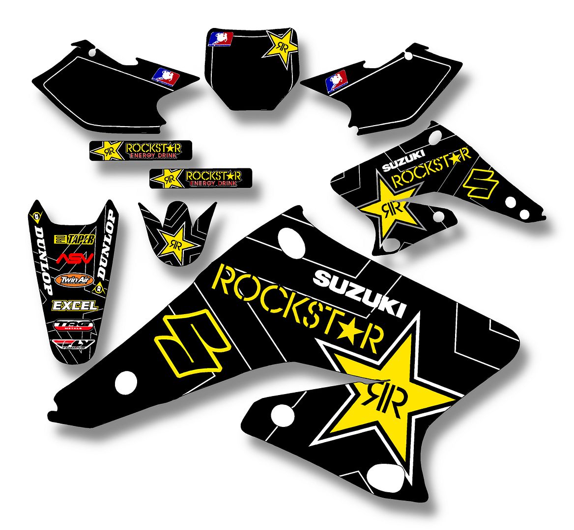 JR80 GRAPHICS KIT JR 80 SUZUKI DECALS DECO STICKERS ALL YEARS PIT BIKE